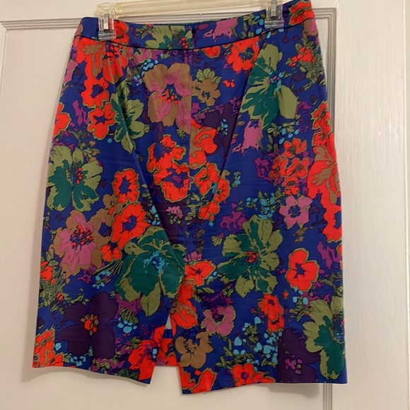 J. Crew Colorful Pencil Skirt - Picture 3 of 4
